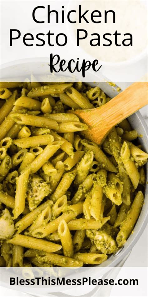 Chicken Pesto Pasta — Bless This Mess