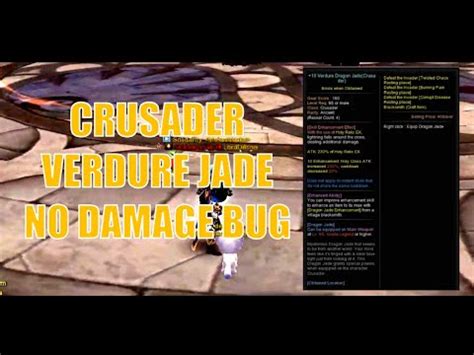 Dragon Nest Sea Crusader Verdure Jade Fmj Bug No Damage Youtube