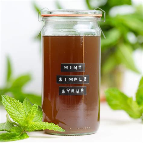 how to make mint simple syrup