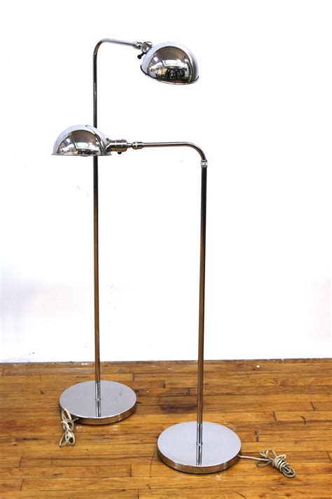 modern metal floor reading lamps  adjustable height  stdibs