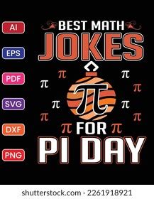 Best Math Jokes Pi Day Stock Vector (Royalty Free) 2261918921 ...