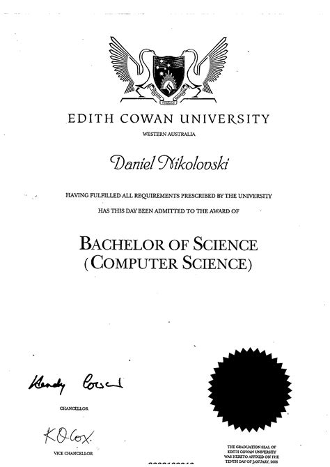 Daniel Nikolovski - Computer Science Degree | PDF