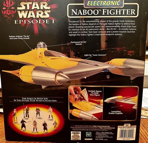 Hasbro Star Wars Episode Electronic Naboo Fighter Brand New