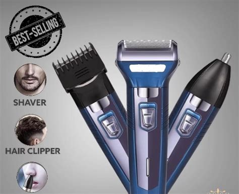 Model In Rechargeable Hair Clipper Shaving Machine For Men