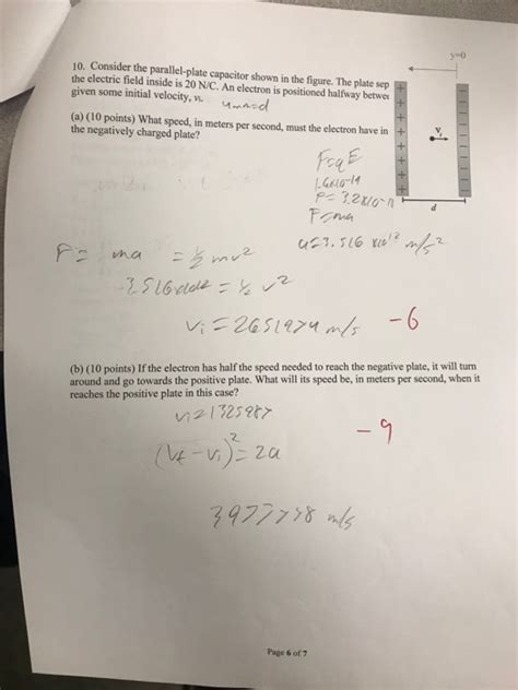 Solved Consider The Parallel Plate Capacitor Shown In Chegg