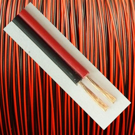 50m rot schwarz LiYz 2 x 0 14mm² Kabel Litze Zwillingslitze 2 adrig 50