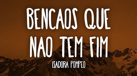 Isadora Pompeo Bênçãos Que Não Têm Fim Counting My Blessings YouTube