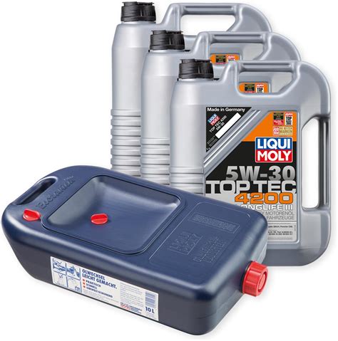 Liqui Moly 3X TopTec 4200 Motoröl 5W 30 5L 3707 Kanister Amazon de