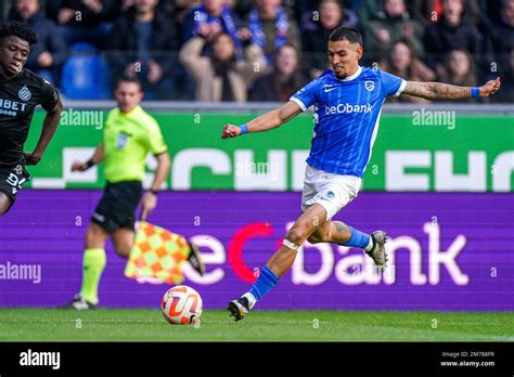 GENK BELGIUM JANUARY 8 Daniel Munoz Of KRC Genk During The Jupiler