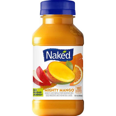 Naked Juice Blend Mighty Mango Fl Oz Bottle Walmart