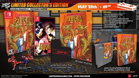 Limited Run Is Releasing Physical Editions Of Double Dragon Games For