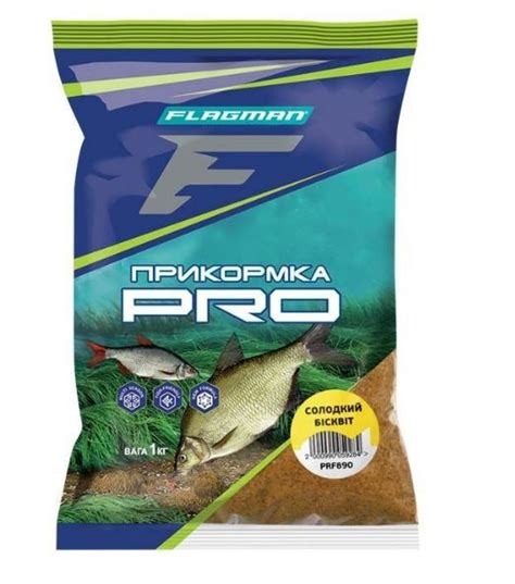 Прикормка Flagman Pro Сладкий бисквит 1 кг арт PRF890 – фото, отзывы ...