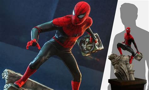 Spider Man Battling Version Movie Promo Edition Sixth Scale Collectible Figure By Hot Toys