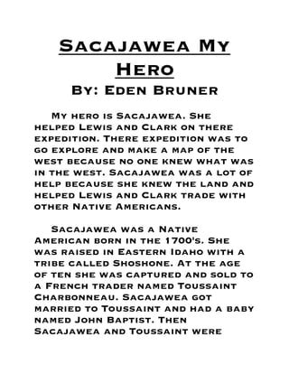 Sacajawea - Eden B | PDF