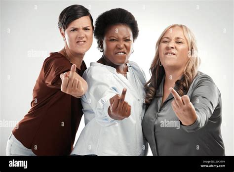 Blonde Emo Middle Finger