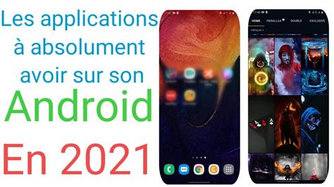 Les Meilleurs Applications Android Que Vous Devez Avoir En 2021 YouTube