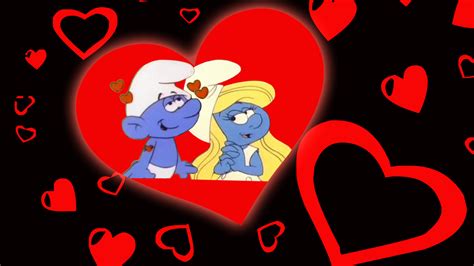 Image - Smurfette and hefty in love by lexy3643.jpg | Smurfs Wiki ...