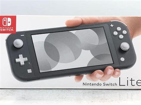 【全体的に状態が悪い】 【8】ジャンク品 初期化済み Nintendo Switch Lite スイッチライト グレー 任天堂 ニンテンドー