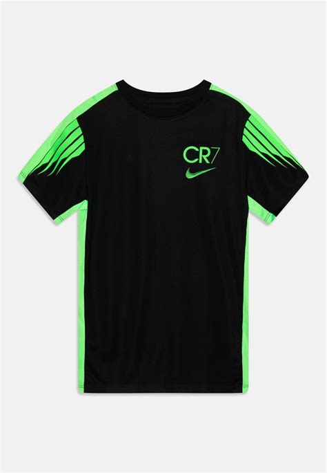 Nike Performance Cr7 Academy 23 Unisex Sports T Shirt Black Green