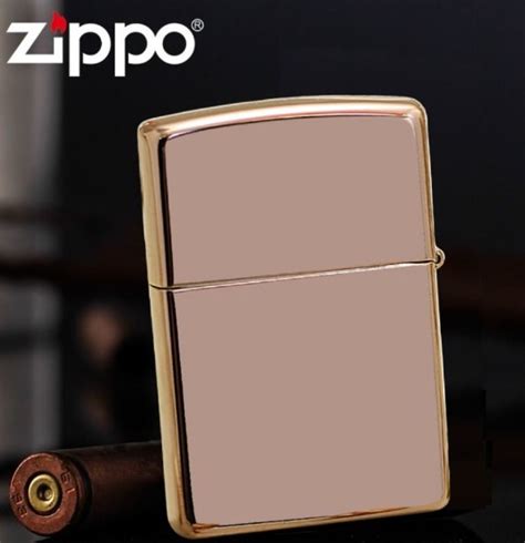 Zippo Lighter Reg Hp Rose Gold Airauctioneer