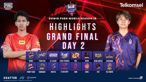 Highlights Voin Kokoh Di Puncak Dan Aura Vs Rrq Dgwib Pubg Mobile Season 10 Grand Final Day