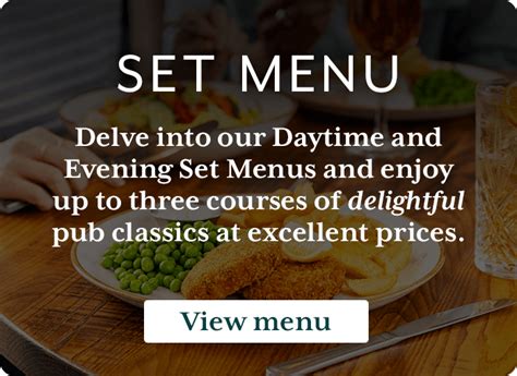 Set Menus Offers And Deals I Ember Inns