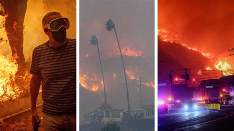 Feuer Inferno In Los Angeles W Tet Weiter Mindestens Zehn Menschen Sterben