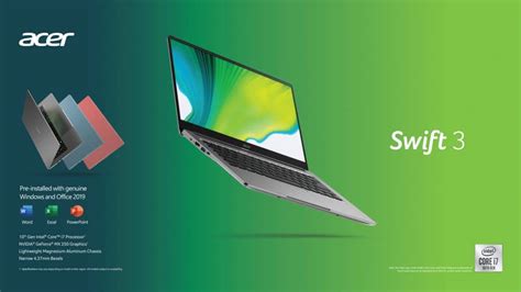 Acer Umum Acer Swift 3 Baharu Tampil Dengan Pemproses Berkuasa AMD