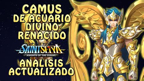 CAMUS DE ACUARIO DIVINO RENACIDO UNIDAD ROTA AUN MEJOR Saint Seiya