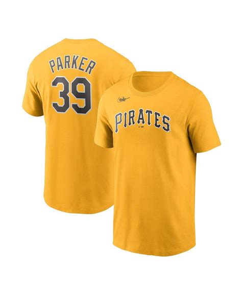 Nike Dave Parker Gold Pittsburgh Pirates Name And Number T Shirt In Yellow For Men Lyst