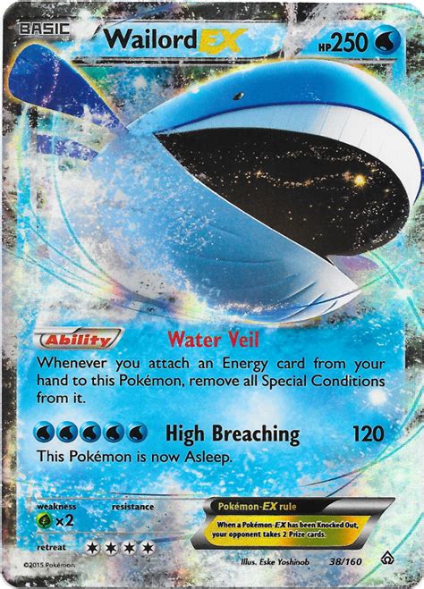 Wailord Ex Primal Clash 38 Bulbapedia The Community Driven Pokémon Encyclopedia