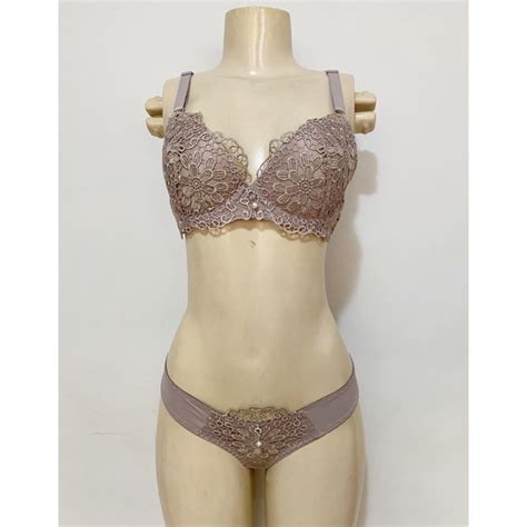 Conjunto De Lingerie Rendado Bojo E Arco Shopee Brasil