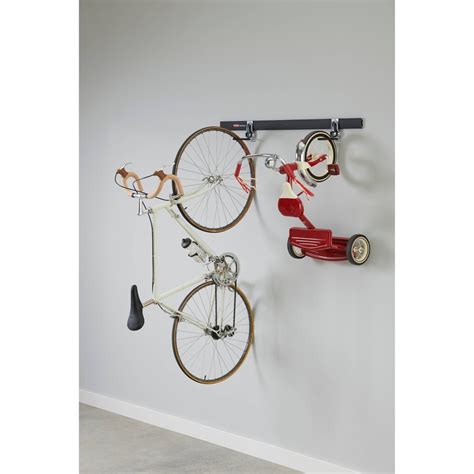 Rubbermaid Fasttrack Garage Storage All In One Rail Bike Hook Wall