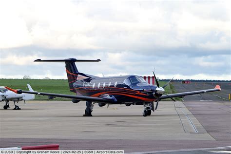 Aircraft G LUSO 2019 Pilatus PC 12 47E C N 1880 Photo By Graham Reeve