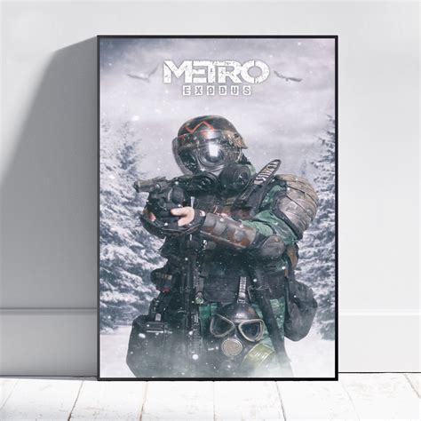 Metro Exodus Poster Metro Wall Art Fine Art Print Game Poster