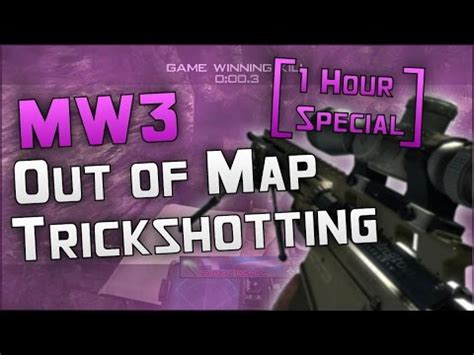 Trickz Xq Hour Mw Out Of The Map Trickshotting Subscriber