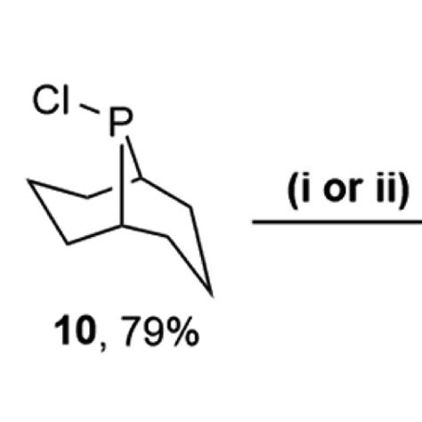 The synthesis of ligands 1 and 2, through reaction of phosphine ...