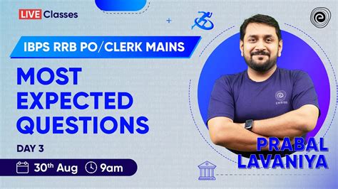 IBPS RRB PO CLERK MAINS 2023 Most Expected Questions Day 3 Prabal