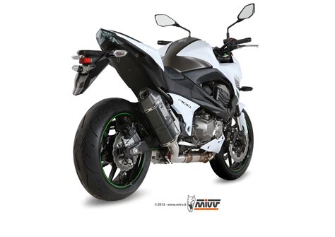 Échappement Homologué Mivv SPEED EDGE Acier noir pour Kawasaki Z 800 E