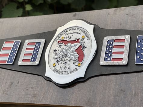 Nwa Florida Heavyweight Wrestling Championship Belt Ms Creations