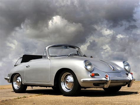 porsche, antique, coupe, silver, 1962, super, cars, classic, vintage ...