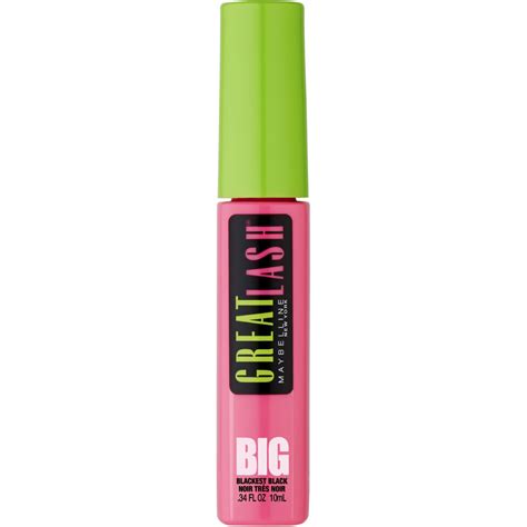 Maybelline Great Lash Big Mascara - Blackest Black | BIG W