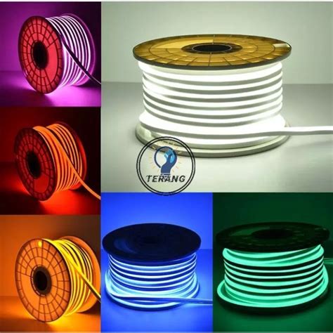 Jual Lampu Led Neon Flex Selang V Meteran Flexible Sign Strip