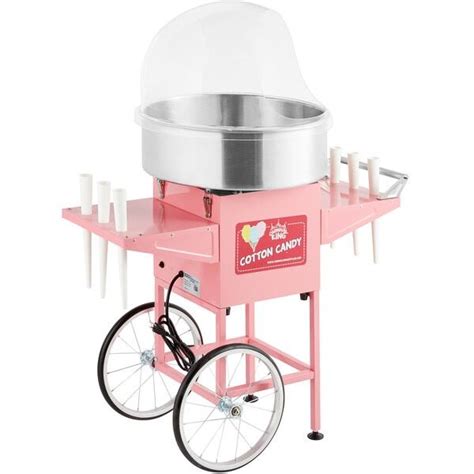 Carnival King Cotton Candy Machine w/ 21" Stainless Steel Bowl, Floss ...