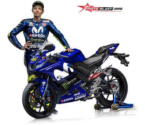 Modifikasi Striping Yamaha R V Livery Movistar Motogp Motoblast