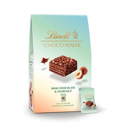 Bag Choco Wafer Al Cioccolato Al Latte E Nocciole Tostate 180g Lindt