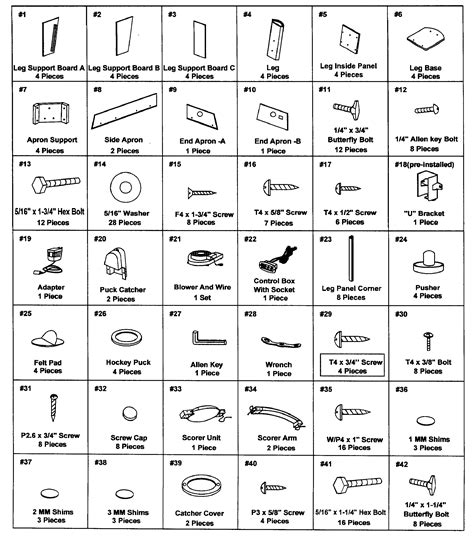 Trudiogmor: Air Hockey Table Parts