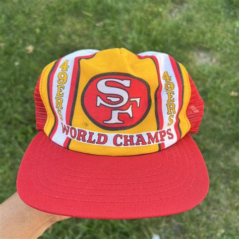 Vintage San Francisco 49ers trucker hat New era... - Depop