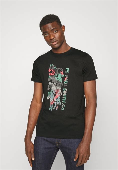 Ps Paul Smith T Shirt Print Black Schwarz Zalando De