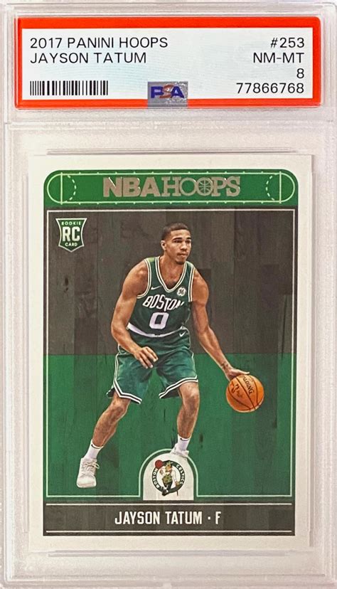 Jayson Tatum Panini Boston Celtics Basketball Graded Rookie